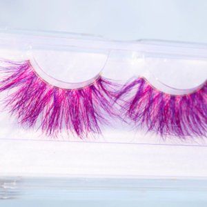 Purple Mink Colored Eyelashes (Daring Dragon)